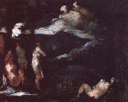 Paul Cezanne Ibe batbers painting